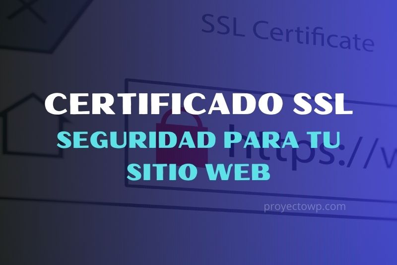 certificados de seguridad ssl